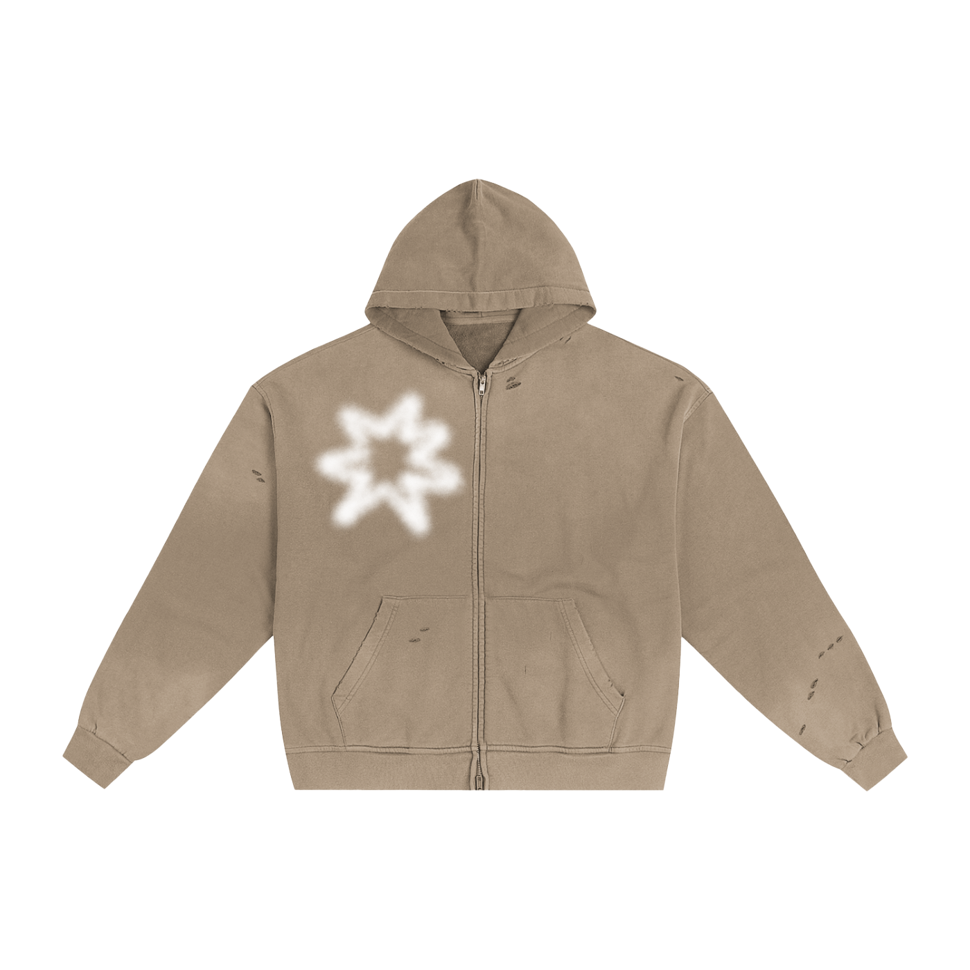 vintage,distressed,summer,sunfade,frayed,zip,hoodie