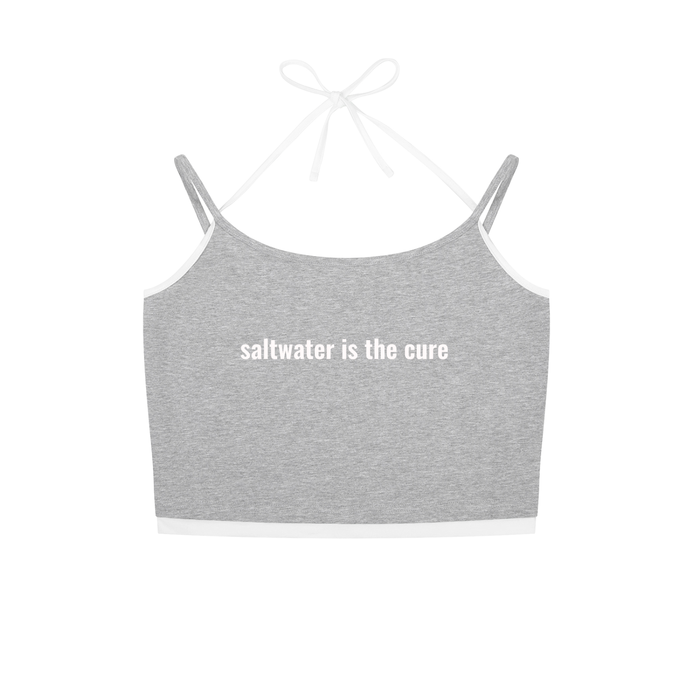 Saltwater Is The Cure Halter Top