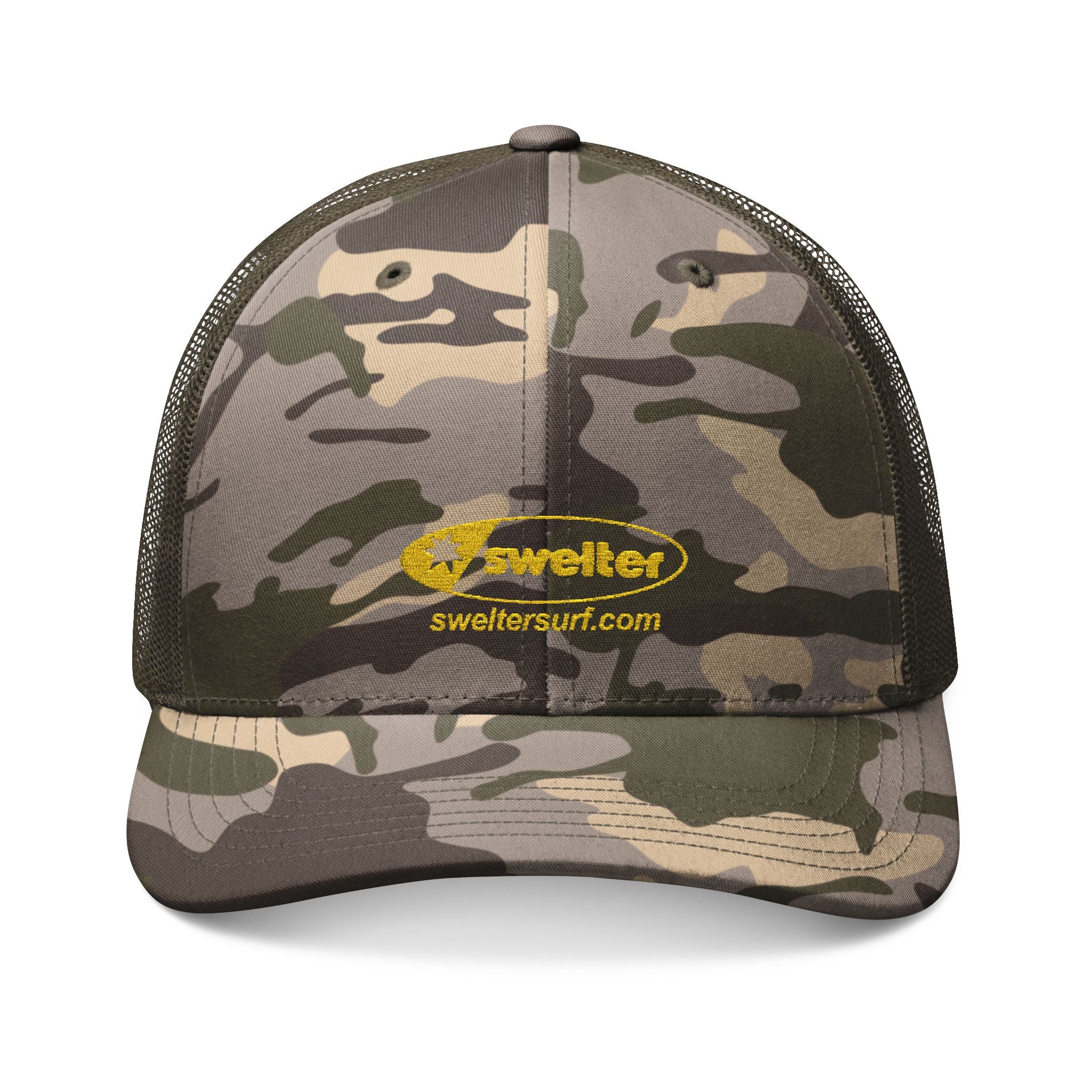 Signature Camo Swelter Hawaii Trucker