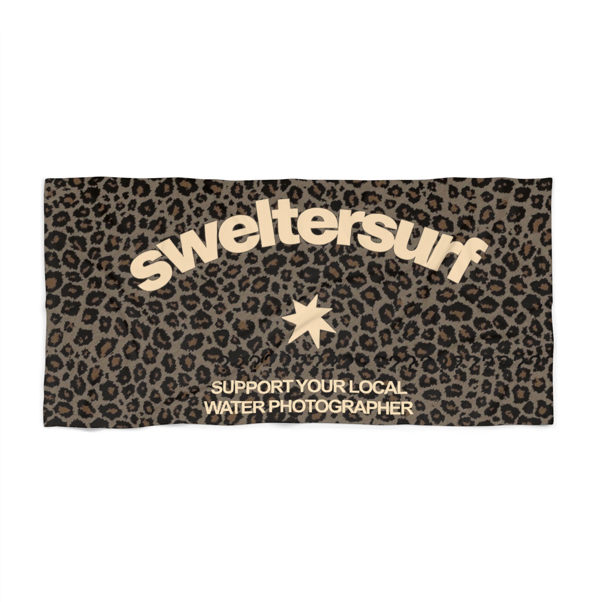 Swelter Surf Cheetah Beach Towel