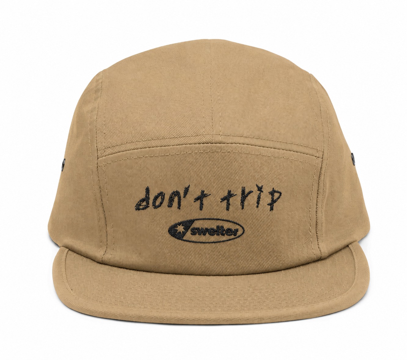 Don't Trip Embroidered 5-Panel Hat